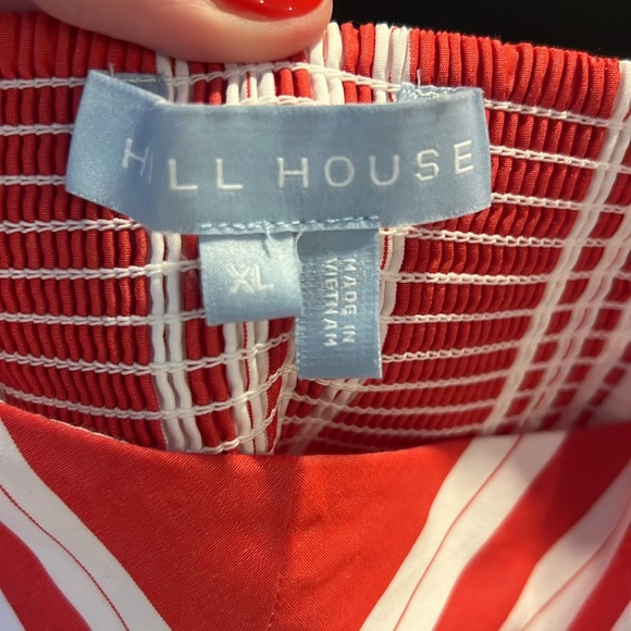 HILL HOUSE Matilda Dress, Red Stripe, XL - Picture 7 of 7